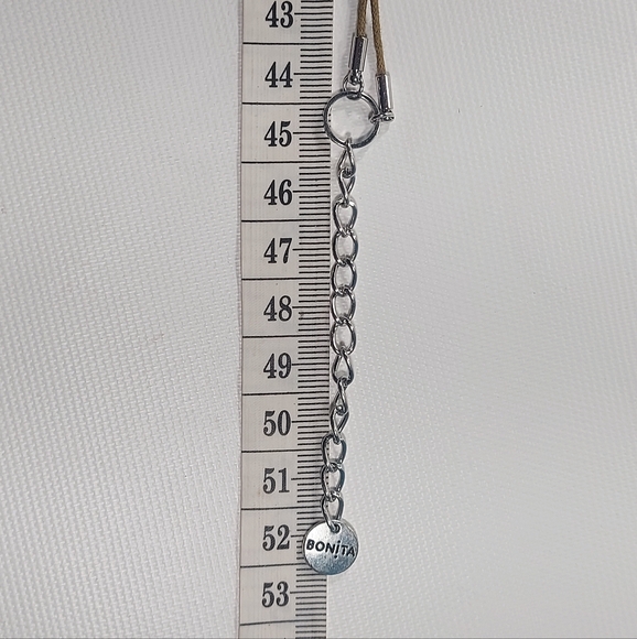 Bonita Green Multi Strand Layered Stone Ceramic Bead Necklace - Picture 9 of 9